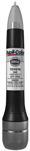 Dupli-Color ATY1556 Scratch Fix All-in-1 Exact-Match Automotive Touch-Up Paint - Toyota Super White II - 0.25 oz. Paint Pen