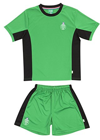 Saint Etienne Maillot + Short ASSE - Collection Officielle AS Football - Taille Enfant garçon 14 Ans
