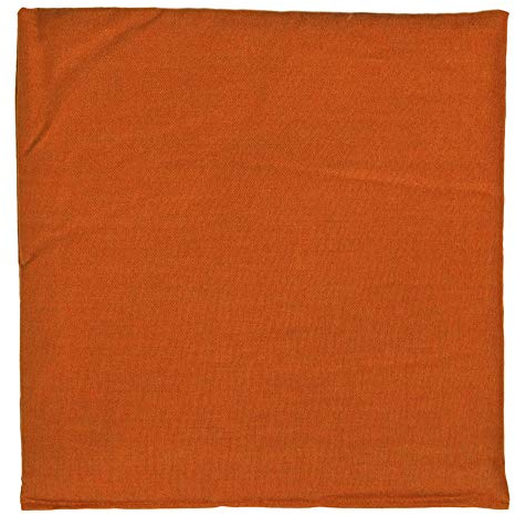 Cojín de semillas de colza, 19 x 19 cm, color naranja, pequeño como cojín de calor y frío