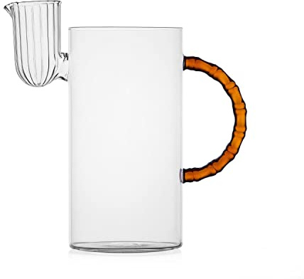 ICHENDORF Rivoli Brocca Caraffa Fiore 22x10cm Vetro Borosilicato