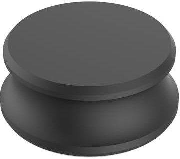Monosaudio Gewichtsstabilisator 280G Aluminium Vinyl Klemme Plattenstabilisator mit weicher Bodenpolsterung LP Gewicht Plattenpuck für Phono Plattenspieler, Vinyl-Scheiben-Player (LP280, Schwarz)