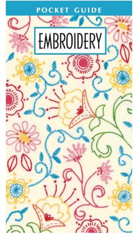 Leisure Arts LA-56019 Embroidery Pocket Guide, 8.5 by 4.625-Inch