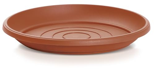 Terra Soucoupe pour Pot de Fleurs Terra, Terre Cuite, 14 cm
