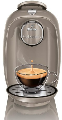 Tchibo Cafissimo PICCO Kaffeekapselmaschine, Sand Beach