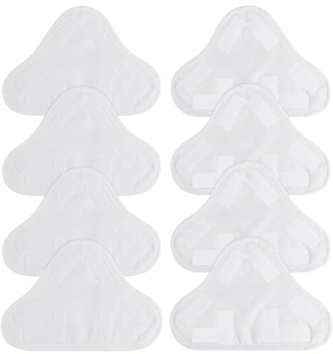 Defresit 8 Pack Microfibre Steam Mop Pads for H2O X5 Vax Steam Mop, Cleaning Pad Cover Washable Cloths for H2O X5 Vax