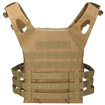 Gilet tactique léger pour homme et femme - Pour la chasse, le paintball, le tir, le jeu de guerre