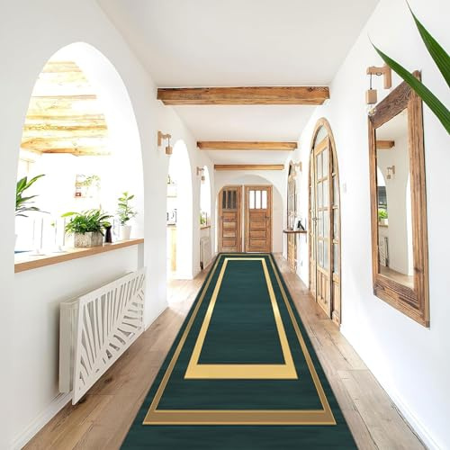 Tappeto passatoia per corridoio, antiscivolo, resistente, per scale e passaggi, elegante, varie lunghezze da 1 m a 6 m, ideale per aree ad alto traffico