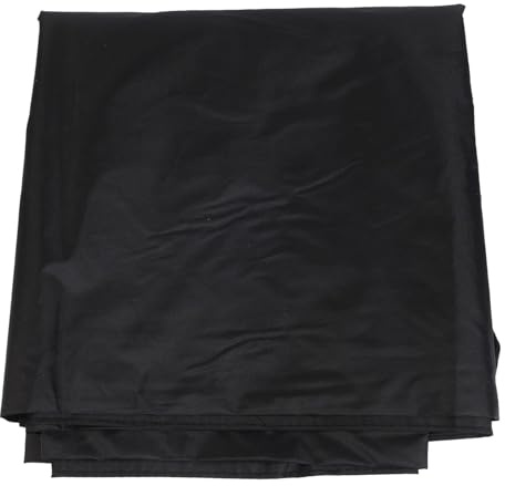 Gettimore Tappetino impermeabile per tenda da campeggio, 2 x 2 m, per picnic, spiaggia, telo Oxford con fibbie angolari per chiodi a terra, nero