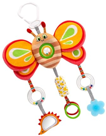 Colorful Baby Bed Mobile with Gentle Motion Enhances Cognitive Skills Through Sound and Visual Stimulation Musical Toddler Car Toy