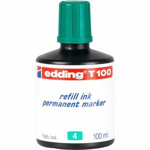 Edding Nachfülltinte edding T 100 für edding Permanentmarker 100ml grün