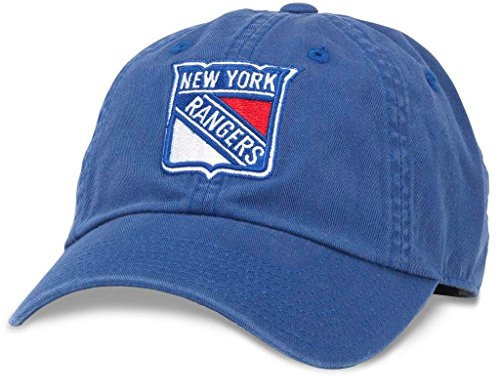 New York Rangers - Logo Blue Line Adjustable Baseball Cap