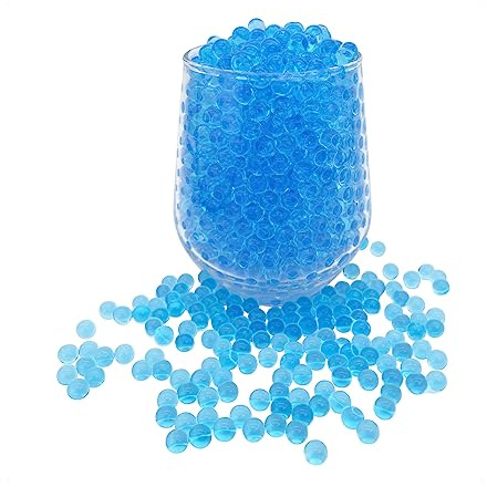 KONFEN Perlas de Agua, 20000 Bolas de Gel Azul, 100g Bolas Hidrogel Perlas de Gel Bolitas No Tóxico Water Beads para Planta Flores Decoración (Azul)