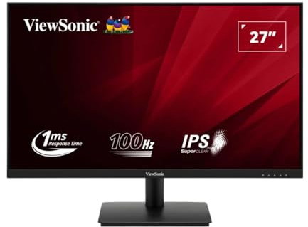 ViewSonic VA270-H 27 Frameless FHD SuperClear IPS LED Monitor with VGA and HDMI