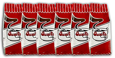 Caffè Quarta La Rossa café moulu N. 6 paquets de 250 g. Italienne Café Pouilles Salento produit et emballé dans le Salento.