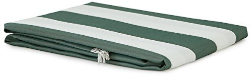 MB Tenda da Sole a Strisce con Anelli 300 x 300 cm per Esterno Colore Verde