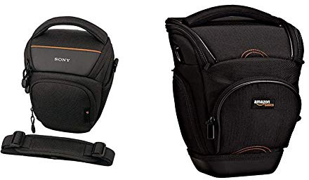 Sony LCS-AMB Kameratasche für Sony Alpha-Kamera & Amazon Basics SLR-Schultertasche (schwarz)
