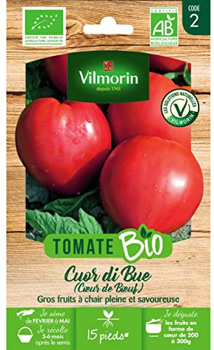 Vilmorin - Sachet graines tomate CUOR DI BUE (coeur de boeuf) BIO