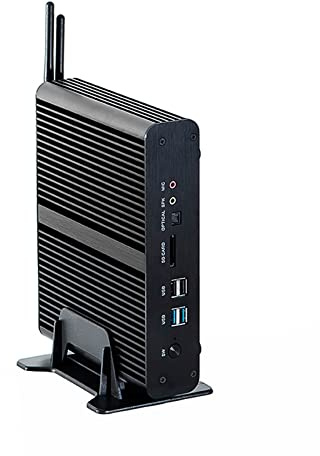 Intel i7-6567U Fanless Silent Mini Desktop PC Linux Ubuntu 20.04 16GB RAM 512GB NVMe SSD 4K HDMI DP Dual-LAN WIFI Bluetooth SATA