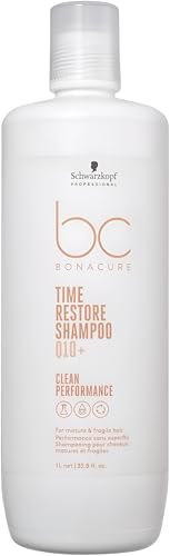 SCHWARZKOPF PROFESSIONAL BC Bonacure Time Restore Shampoo Q10+ Clean Performance 1000 ml