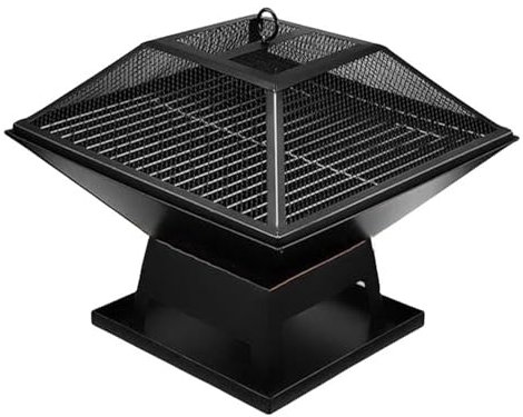Grilles au charbon de bois de 45,7 cm, barbecue portable avec couvercle, barbecue de table de cuisson en plein air, barbecue pour adulte, petit barbecue au charbon pour jardin, camping, voyage et