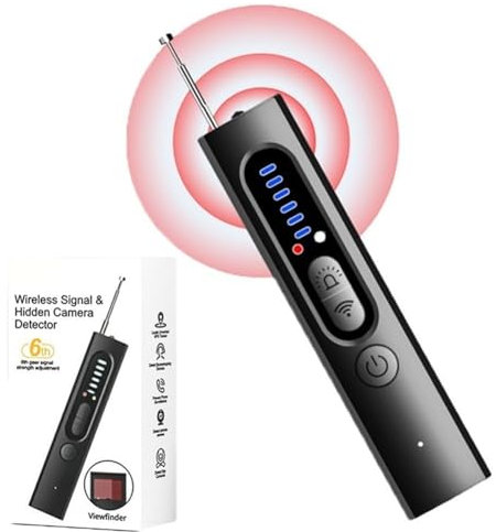 Dispositivo buscador de cámara, detector de cámara oculta, detector de seguimiento GPS, detector de dispositivo de escucha, escáner de señal RF antiespía portátil, detector de cámara for hoteles, hoga