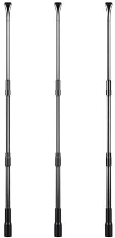 Nxyupv Tubos de Extensión para Pistola de Espuma, 34 cm, Aluminio Negro, Pulverización Suave de Pegamento - Paquete de 3