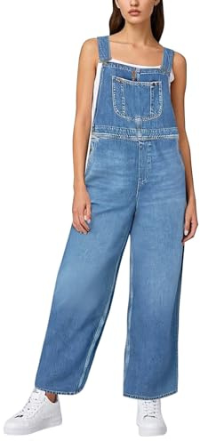 Latzhose Damen Jeans Jumpsuit Hoseanzug Elegant Strapsanzug Mit Taschen Vintage Arbeitslatzhose Trägerhose Lässige Latzjeans Y2K Denim Latzhosen Für Overall
