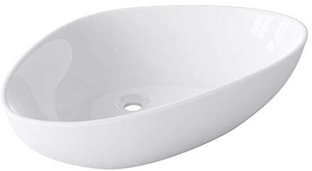 Sogood Lavabo vasque à poser blanc 67cm lave main Bruxelles895 66,5x44x14cm