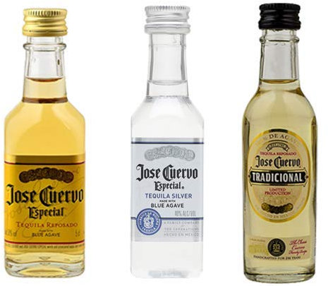 Jose Cuervo Mini Tequila Collection 3 x 5cl