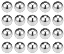 sourcing map 6mm Bearing Balls 304 Stainless Steel G100 Precision Balls 20pcs