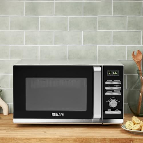 Haden Combination Microwave 25L 900W 8 Auto Cook Programs Oven Silver
