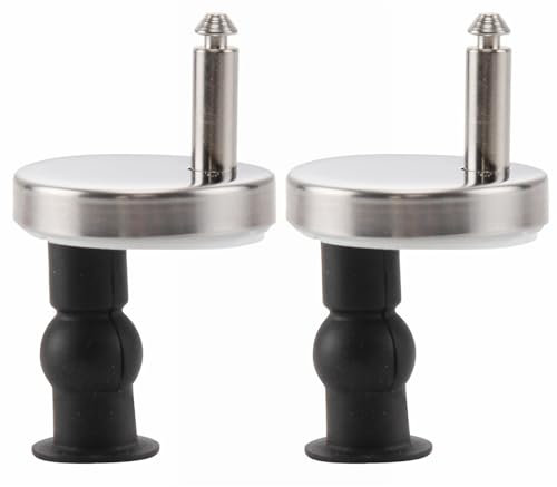 MUNSKT 2 Stück WC Sitz Befestigung,Schrauben für Toilettensitz，Toiletten Sitz Reparatur Teile, Toiletten Sitz Schrauben Zubehör，Blindloch Befestigungen Scharniere für Toilettensitze