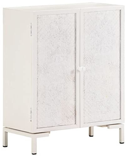 HETFTJN Sideboard, Besenschrank Küchenschrank Kommode Flurschrank Geeignet für Küchenzeile Wohnzimmer Office Entrance 60x30x76 cm Massivholz Mango