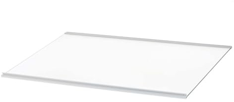Masterpart Fridge Glass Shelf With Silver/White Profile Edge Trims To Fit Hotpoint Fridges & Freezers