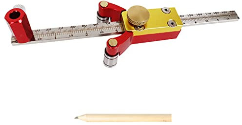 0–200 mm Holz-Anreißnadel mit La-Ser-Skala, metrisch/Zoll-Werkzeuge, Aluminiumlegierung, Zeichenwerkzeug, Holzbearbeitungswerkzeug