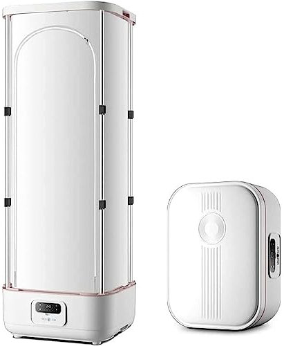 XAoSCd Plancha De Vapor Vertical Inalámbrica, Vaporizador Automático Plegable De 900 W, Caja De Aromaterapia Integrada, Control Remoto, Ahorra Espacio, para Ropa Y Telas, Elimina Arrugas Rápidamente.