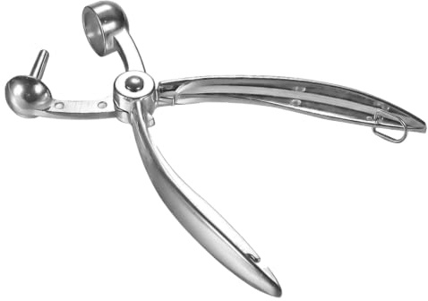 Cherry Pitter Tool, Metal Olive Pitter Tool - Quick Pit Remover for Cherries, Olives & Plums, Silver, Cherry