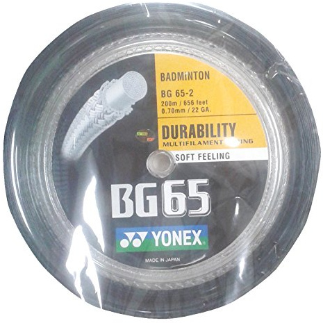 Yonex BG 65 Badminton String Reel 200m (656 ft) - Black