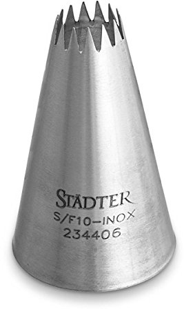 Städter 234406 Tülle, Edelstahl, Silber, 10mm