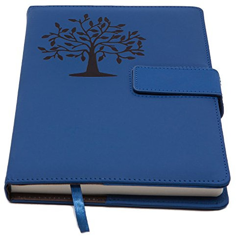 The Tree of Life Journal | Magnetisches nachfüllbares Schreibtagebuch, Kunstleder-Tagebuch mit linierten Seiten, 200 Seiten | Tagebuch, Notizbuch oder persönliches Tagebuch für Damen oder Herren