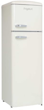 FrigeluX Réfrigérateur Retro Vintage Crème 2 portes RFDP246RCA++ 245L