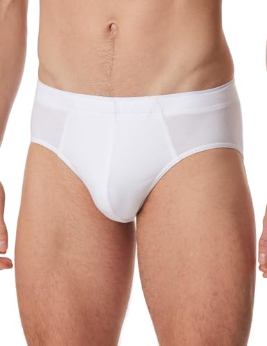 Schiesser Mini Slip da Uomo – Premium Cotton, Bianco_180206, S