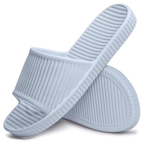 Lily Zone Sliders Women, Women's Shower Slipper, Non-slip Bathroom Shower Shoes Beach Flip Flops Pool Slides Quick Drying Indoor Outdoor Summer Sandal for Women
