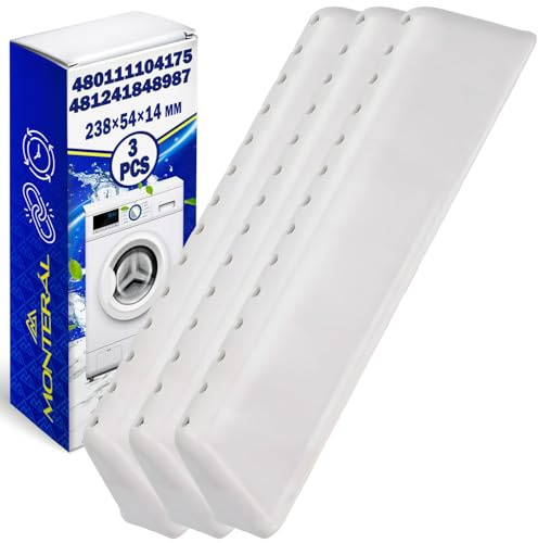 3 x tvättmaskin trumfena 238 x 54 x 14 mm 480111104175 för Whirlpool | För Bauknecht - 10 års garanti - MONTERAL