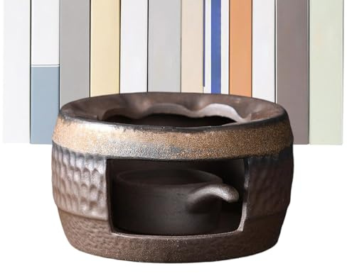 Duftlampe – kabelloser Keramik-Diffusor, Kerzenwachsbrenner, Duftdiffusor – für Entspannung, Meditation, Weihnachten, Geburtstag, Büro, Wohnzimmer, Garten, Hof