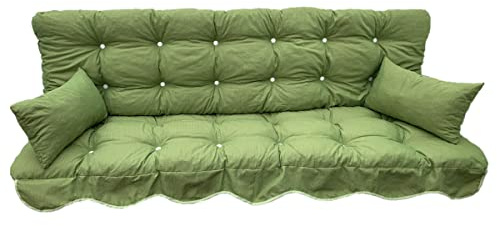 Adlatus-Kühnemuth Polsterauflage Hollywoodschaukel 180x50 Modell 156 grün - Bezug: hochwertiger Dralonstoff