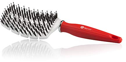 Upgrade - Spazzola Ventilata Lisciante WindBrushDry per Capelli Asciutti - Setole Naturali