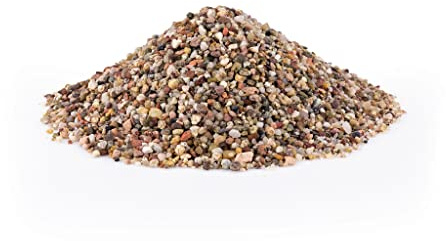 TM Aquatix Fish Tank Gravel Aquarium Natural Substrate Perfect for Plants Growth (5kg, Brown 2-3mm)