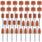 42pcs Korund Schleifspitze Set, Stein Schleifen Polierkopf, Schleifaufsätze für Dremel Rotationswerkzeug Drehwerkzeug Zubehör 1/8 Schaft für Schleifen, Polieren, Entgraten