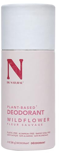 Dr Natural Powder Deodorant Stick Made from Naturally Derived Ingredients Long Lasting Protection No Artficial Fragrance or Preservatives 64g